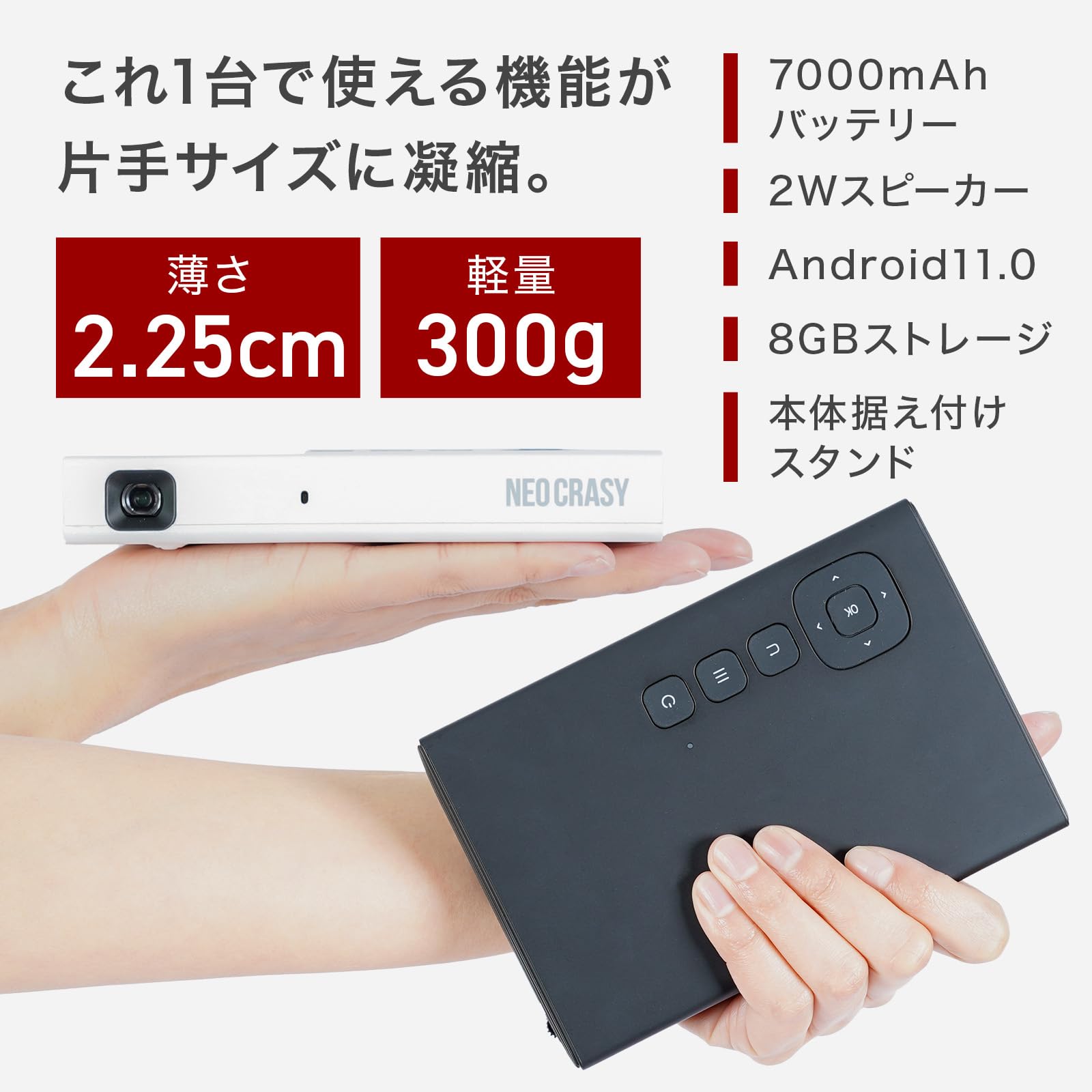 Amazon.co.jp: 薄型プロジェクター ポータブル ポータブル